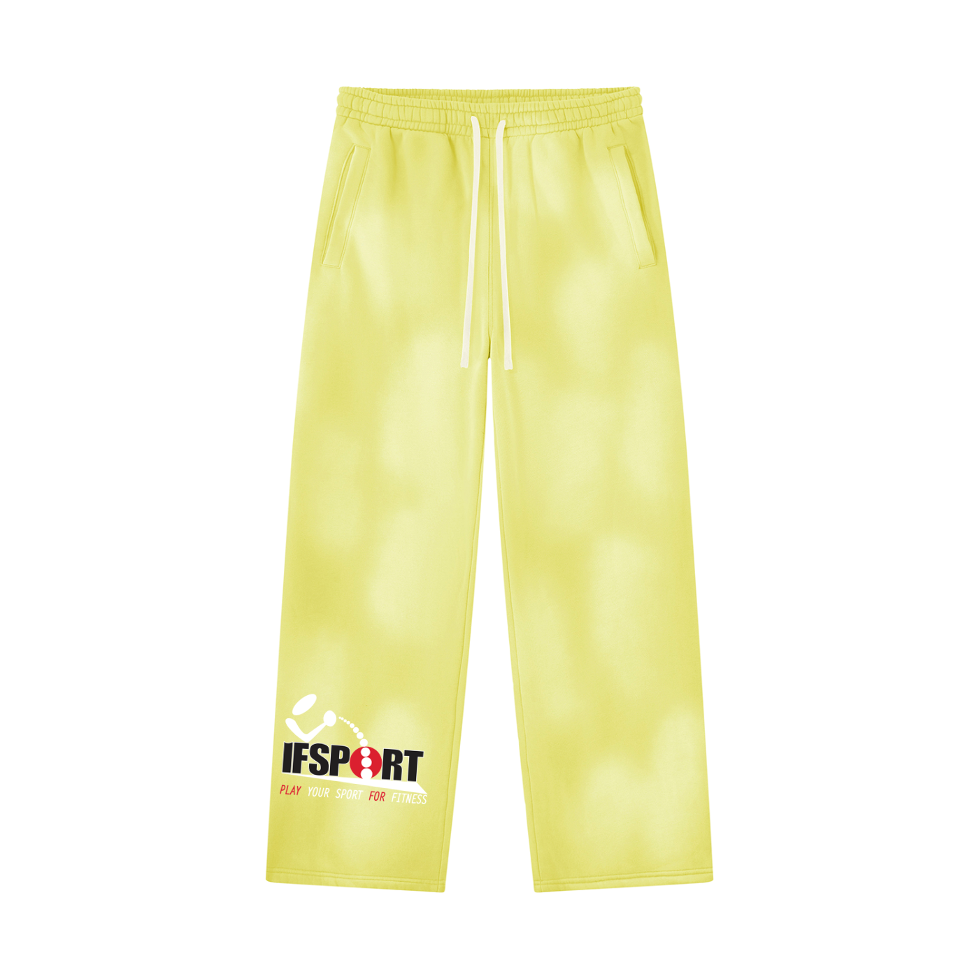 Unisex Sunfade Wide Leg Fleece Sweatpants