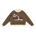 Women’s Mock Neck Crewneck Sweatshirt