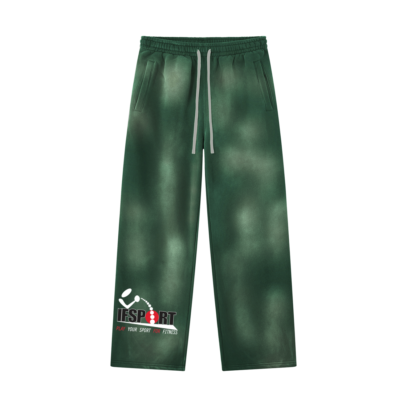 Unisex Sunfade Wide Leg Fleece Sweatpants