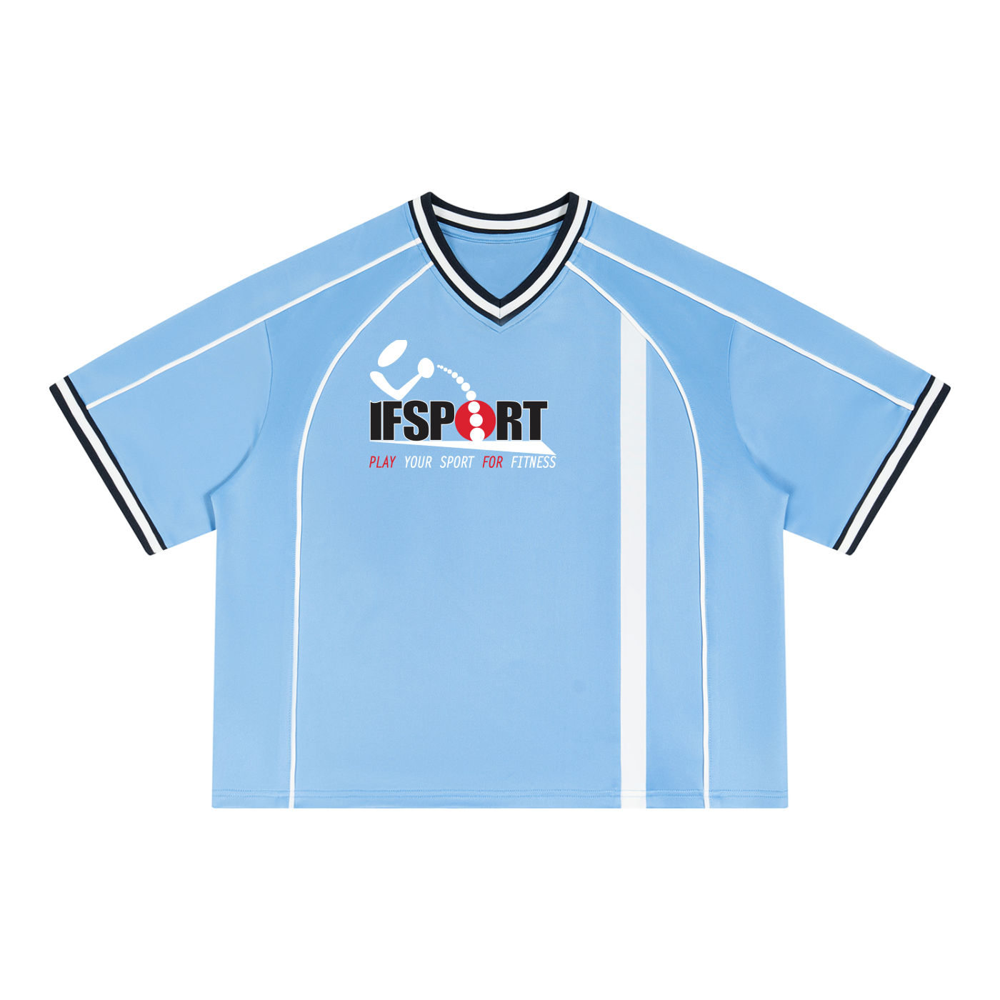 Unisex Boxy V-Neck Soccer Jersey