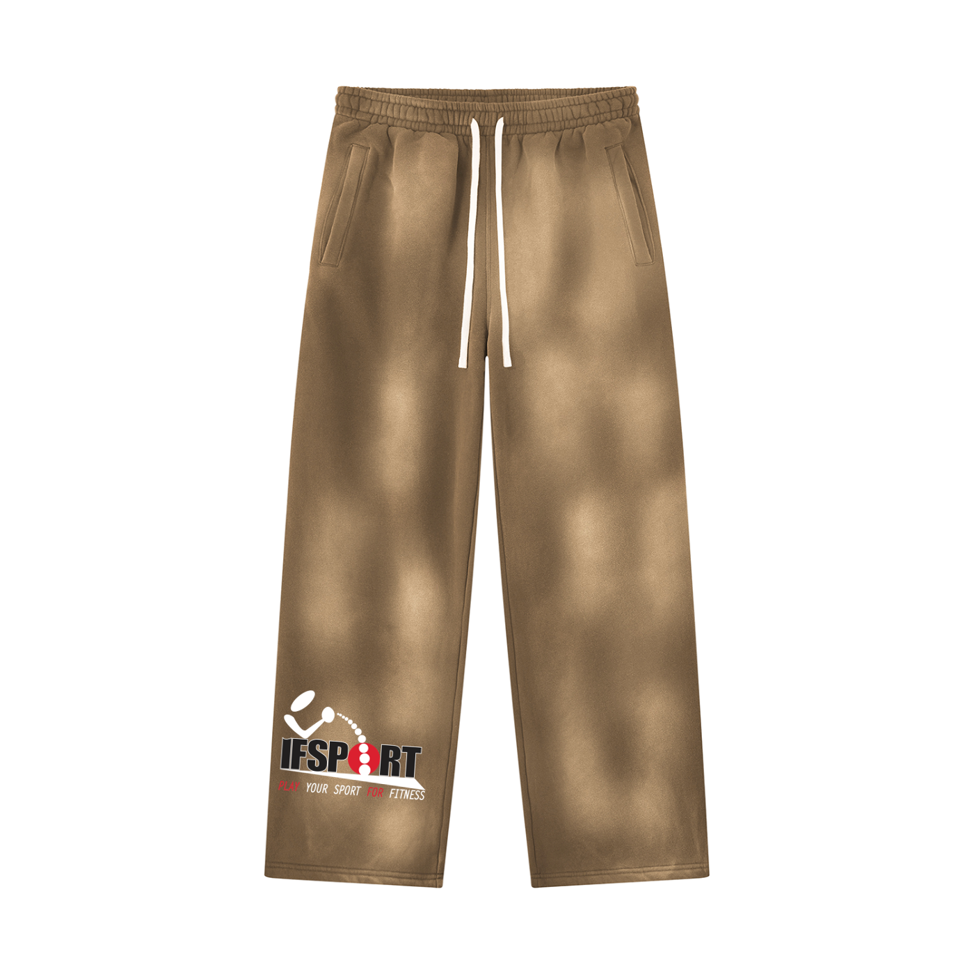 Unisex Sunfade Wide Leg Fleece Sweatpants