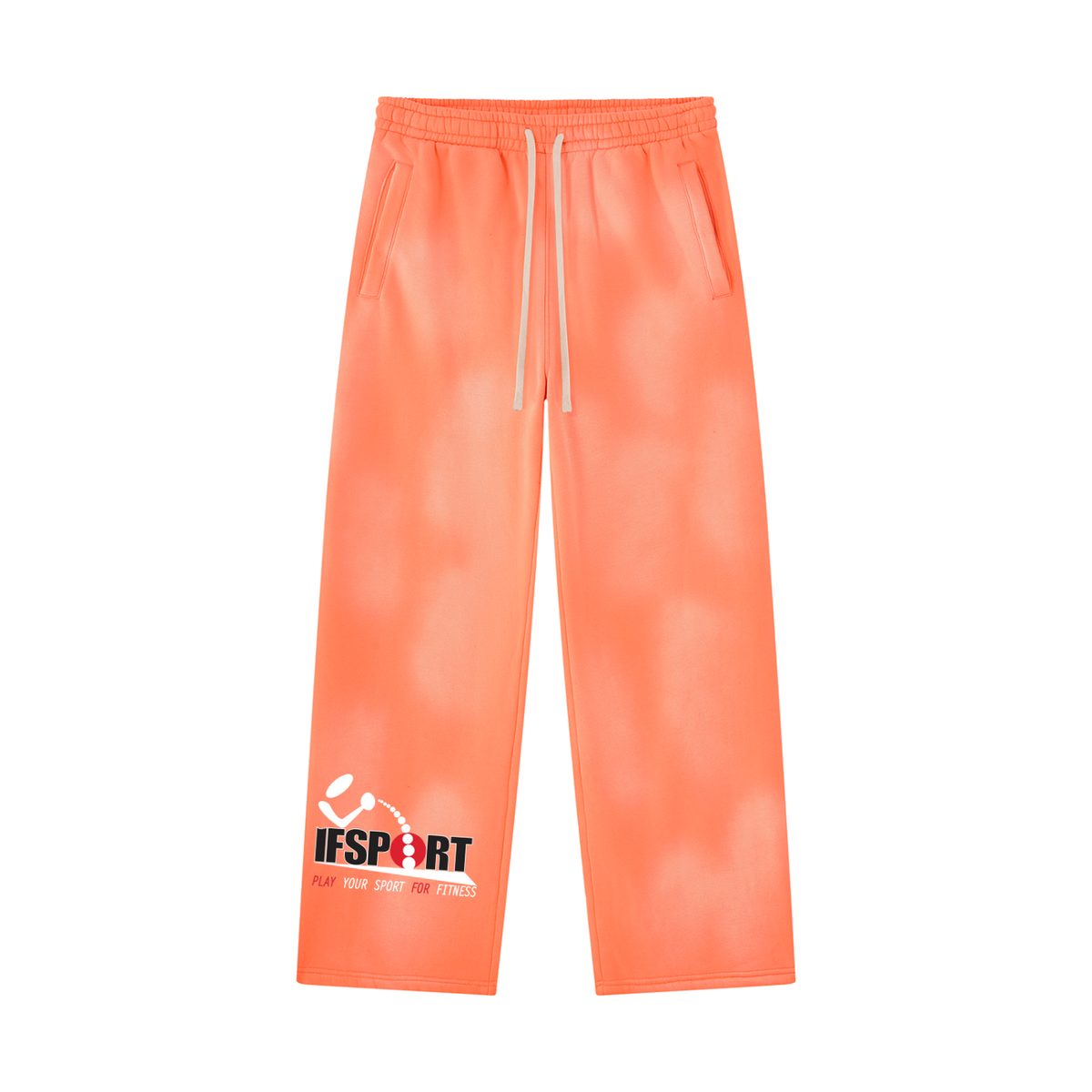 Unisex Sunfade Wide Leg Fleece Sweatpants