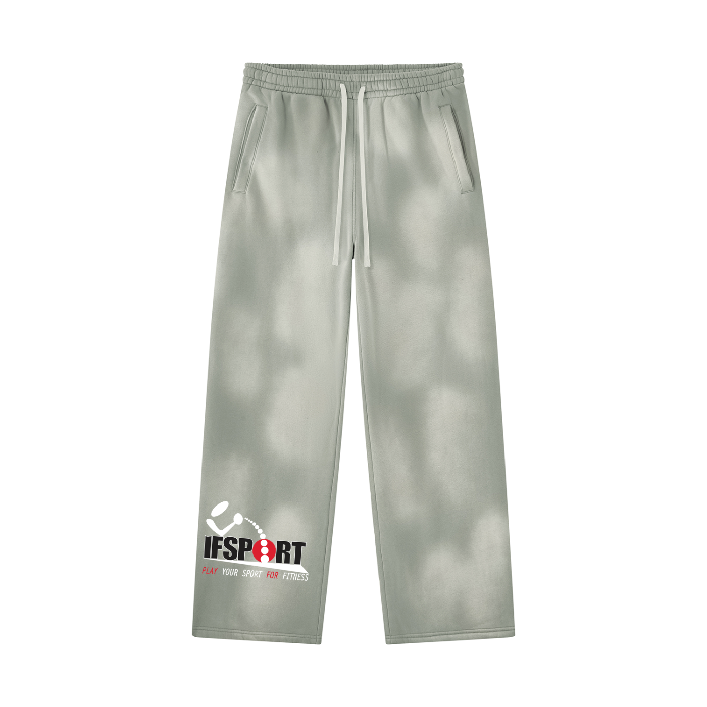 Unisex Sunfade Wide Leg Fleece Sweatpants